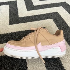 Woman Nike Sneakers Air Force 1 Jester XX 'Bio Beige Pink 7.5